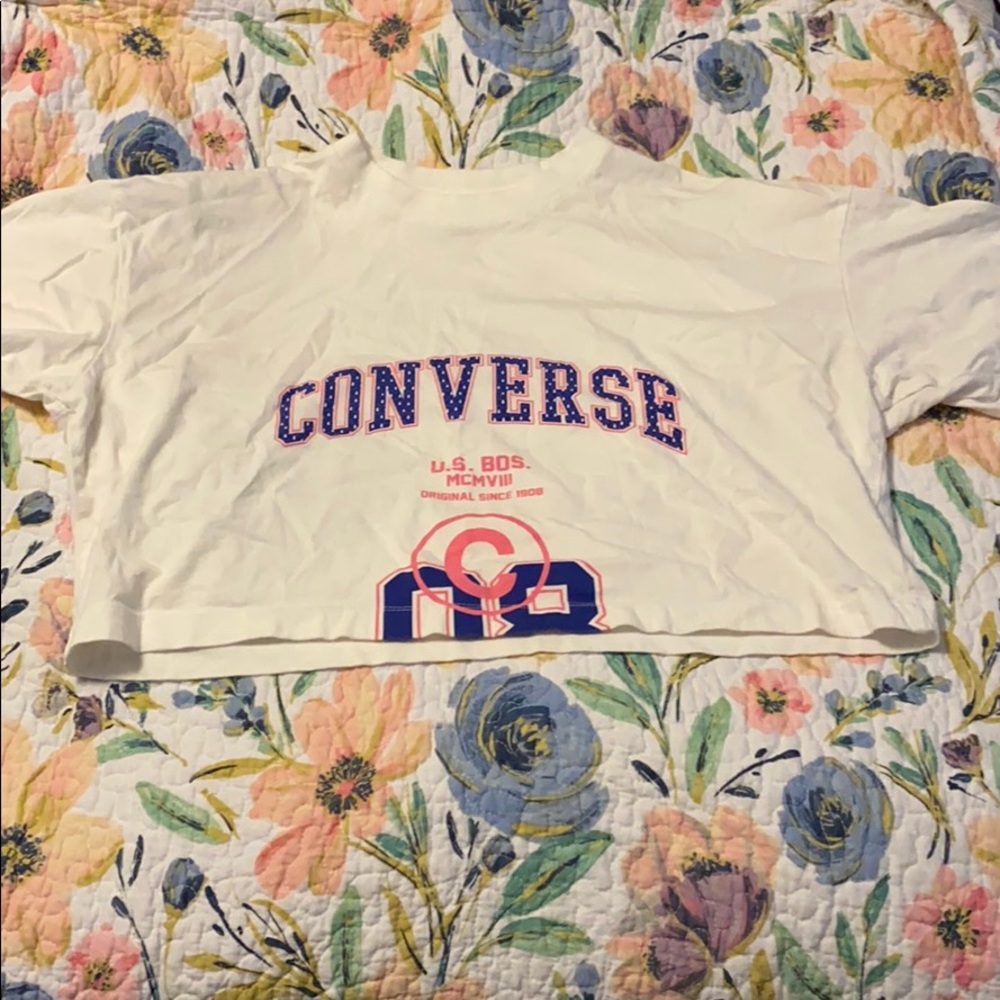 Converse crop t-shirt
